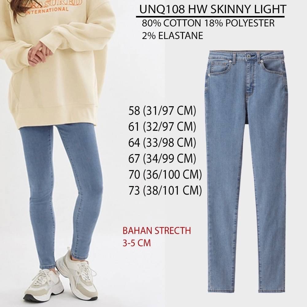 Ukuran store jeans uniqlo