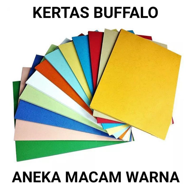 Jual Kertas Buffalo Untuk Cover Jilid Ukuran A4 Dan F4 Aneka Warna