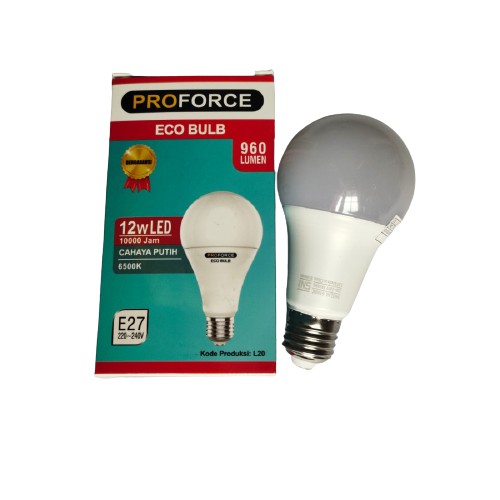 Jual Lampu LED PROFORCE ECO BULD Bohlam 12 Watt | Shopee Indonesia