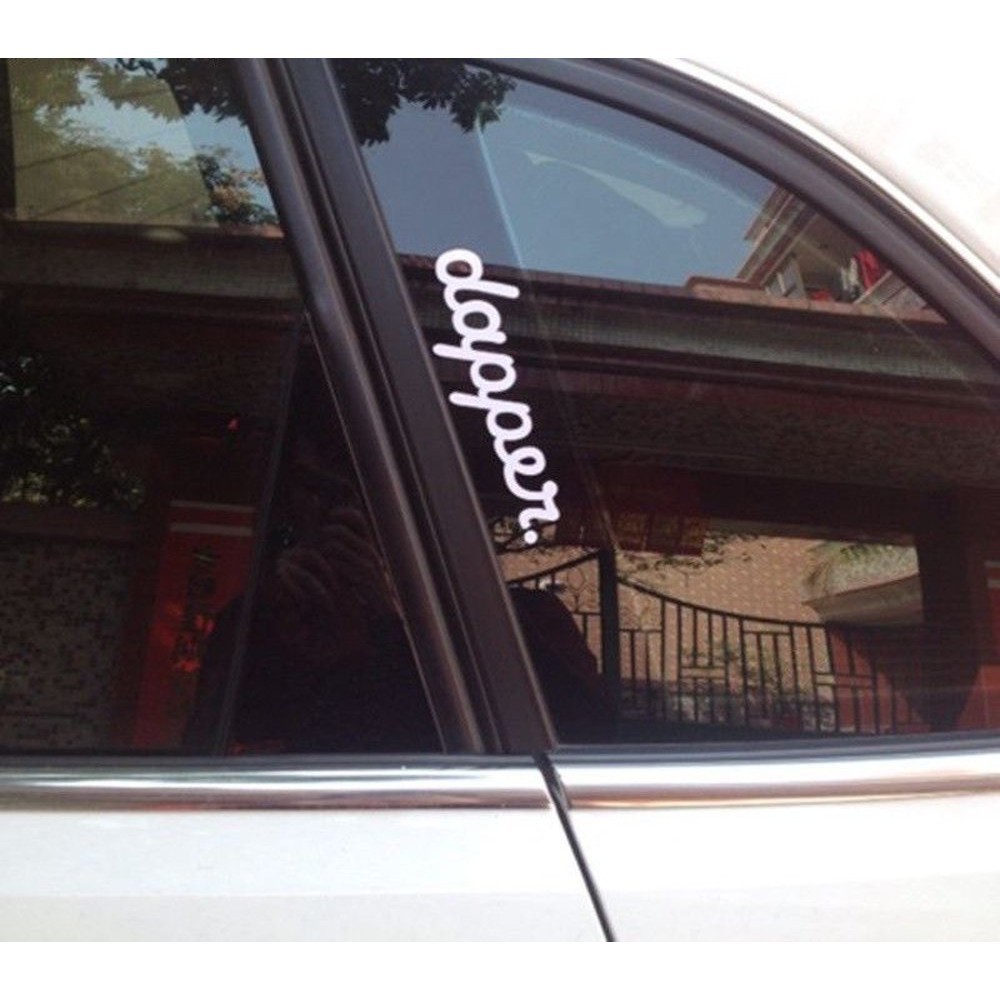 Jual Sticker Cutting Kaca Mobil dapper JDM 20cm | Shopee Indonesia