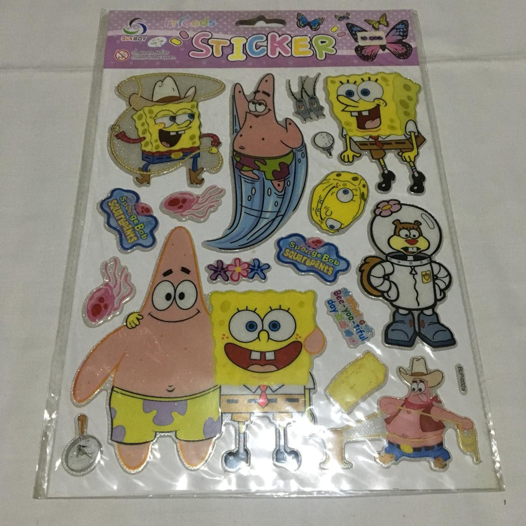 Jual Sticker Timbul Foam Karakter / Stiker Anak ( Princess, Angry Birds ...