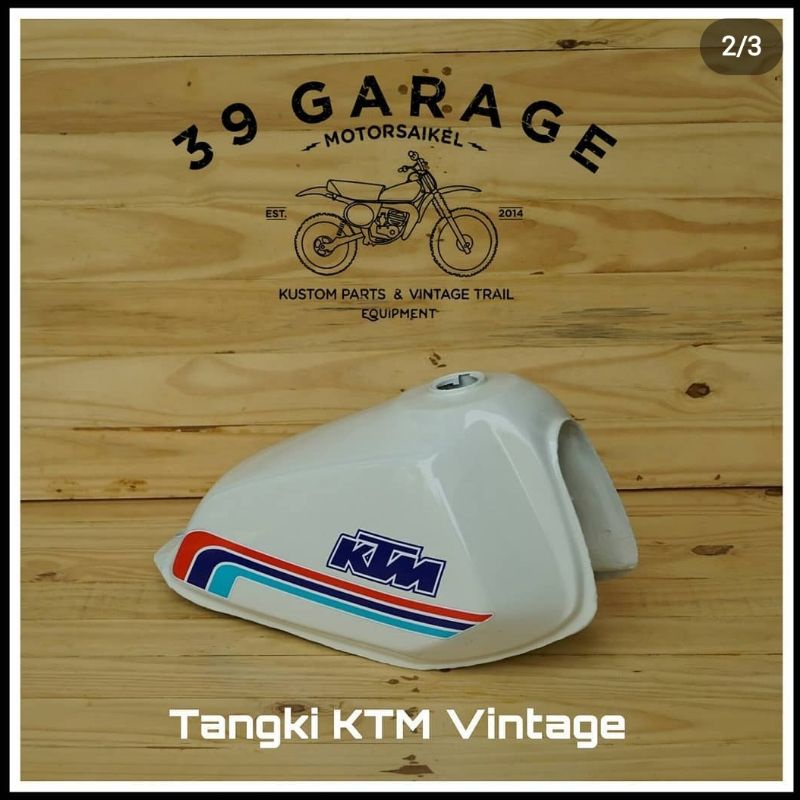 Jual tangki trail tua model KTM LC vintage gastank trail klasik model ...