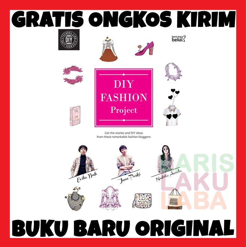 Jual Buku Diy Fashion Project Bahasa Indonesia Bentang Belia Baru Asli