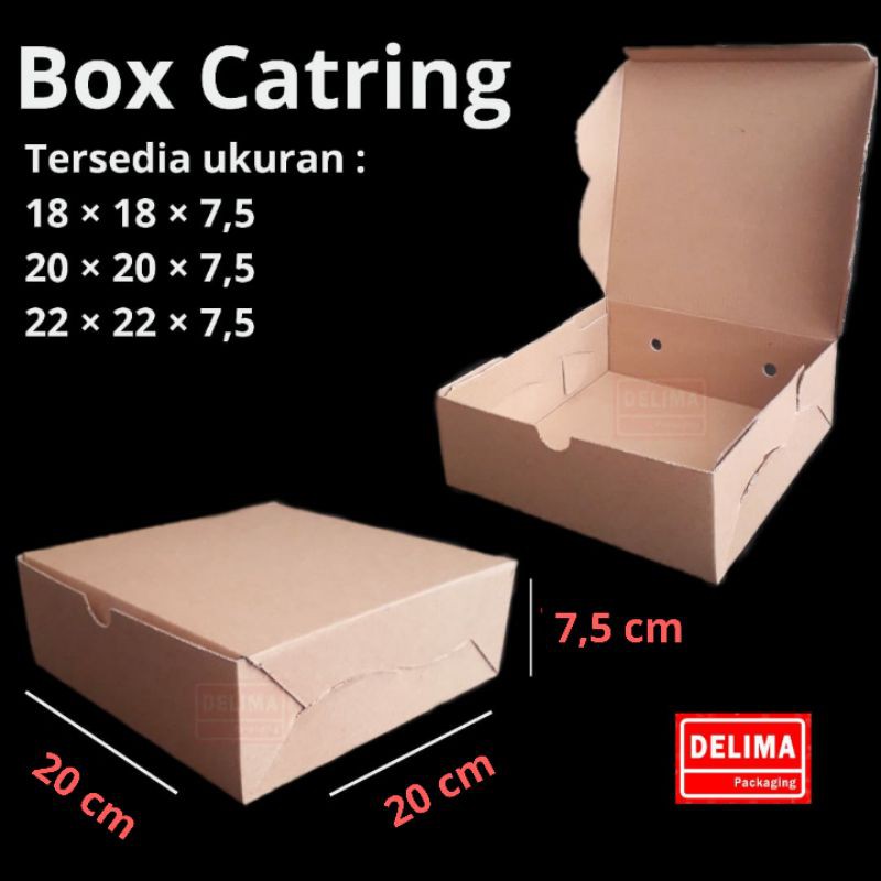 Jual Dus Box Catering Box Nasi Kotak Box Roti Kue Cm X Cm Isi