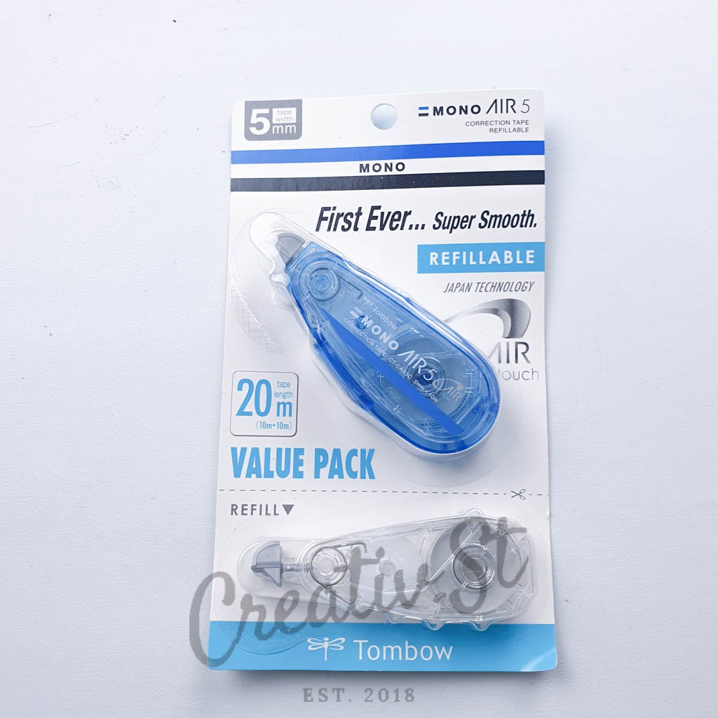 Jual TOMBOW Mono Air 5 Correction Tape + Refillable CtCax5C41Car 10 M