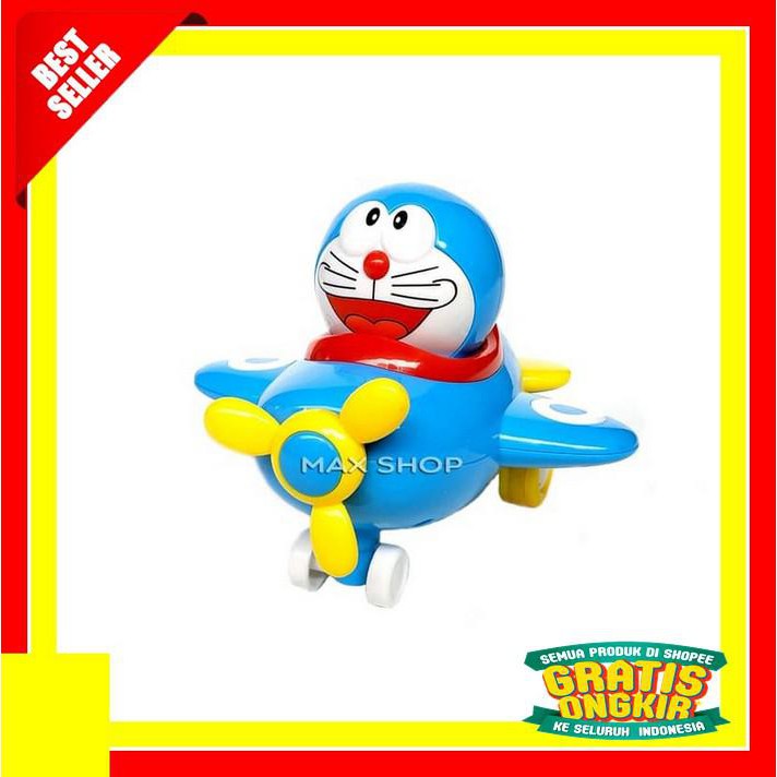 Jual MAINAN CARTOON FLY PESAWAT DORAEMON - PLANE DORAEMON WU-558-11 ...