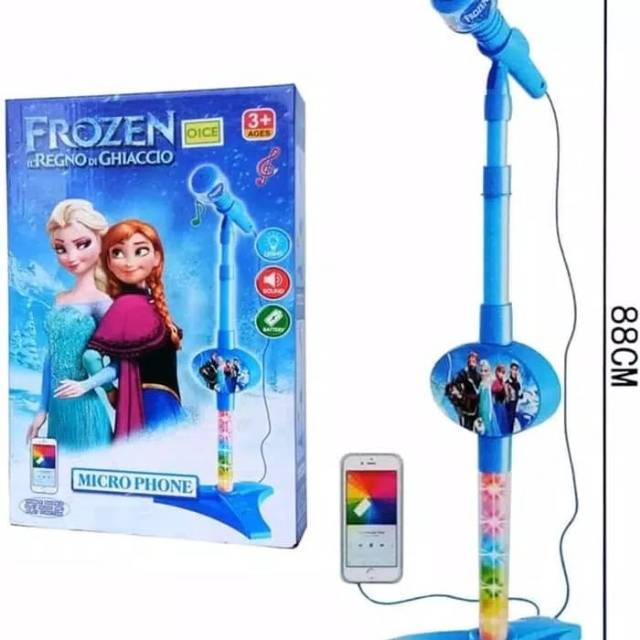 Jual Mainan Microphone Frozen Menyanyi Edukasi - Mic Nyanyi Anak ...