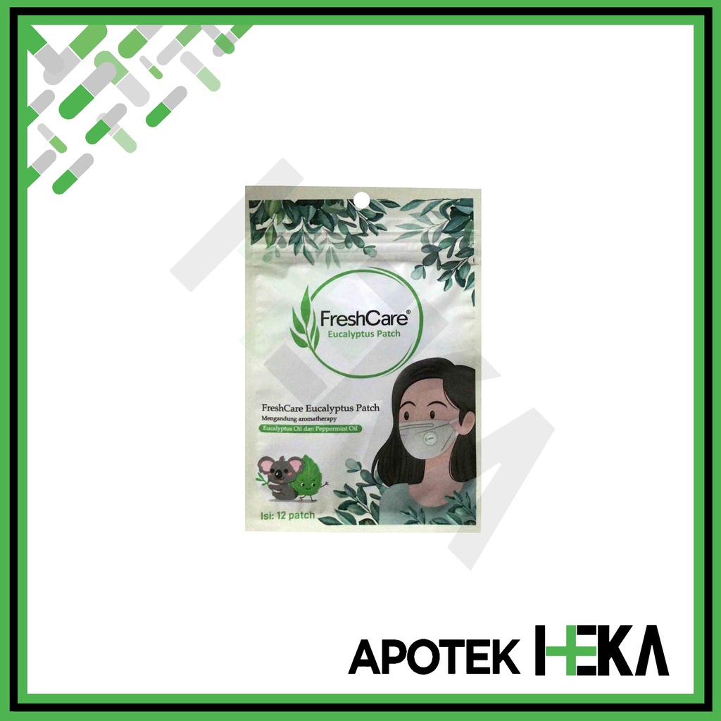 Jual Freshcare Eucalyptus Patch Sachet Isi 12 - Aromaterapi Tempel ...