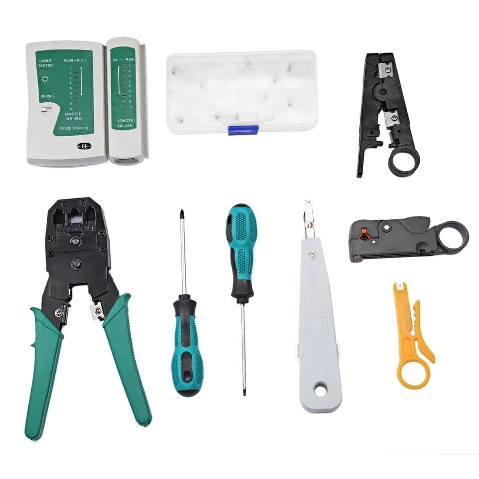 Jual alat servis jaringan internet komplit set / TOOL SET MAINTAINEN ...