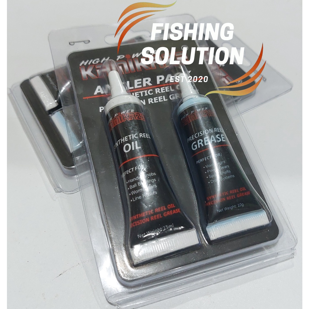 Jual Kamikaze Grease dan Oil Angler Pack - Minyak Gemuk / Pelumas Reel ...