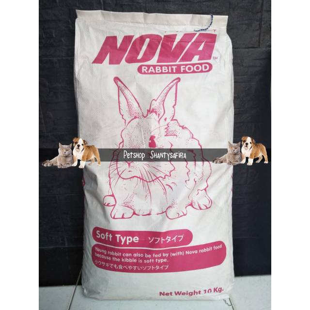 Jual MAKANAN KELINCI NOVA ALFAFA RABBIT FOOD SOFT TYPE REAL 1 KG KEMASAN REPACK Shopee Indonesia