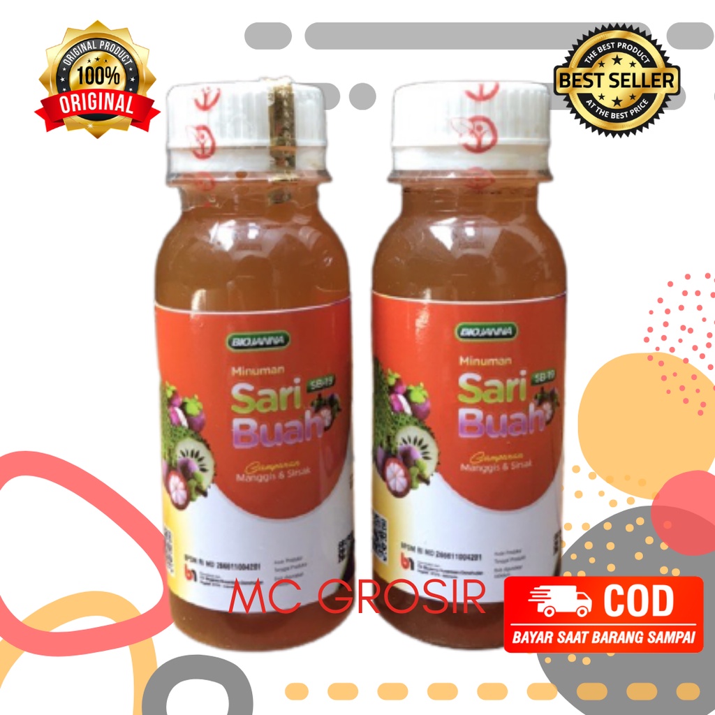 Jual Biojanna Minuman Sari Buah Probiotik Asli Manggis Dan Sirsak 100ml Original Shopee 5939