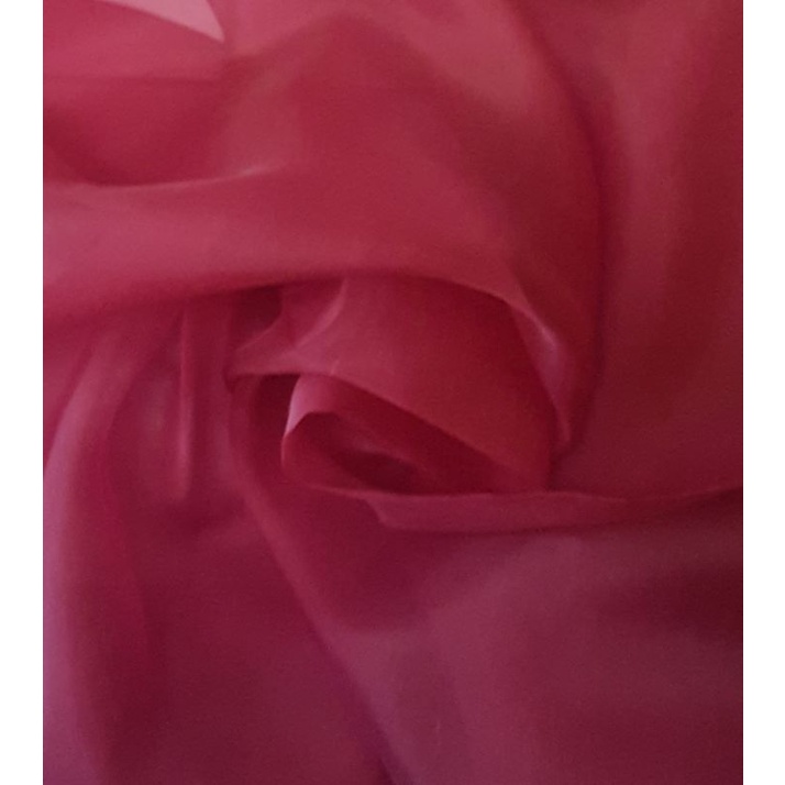 Jual Kain Organza Silk Kain Sutra Organza Mulberry Pure Silk Fabric Shopee Indonesia