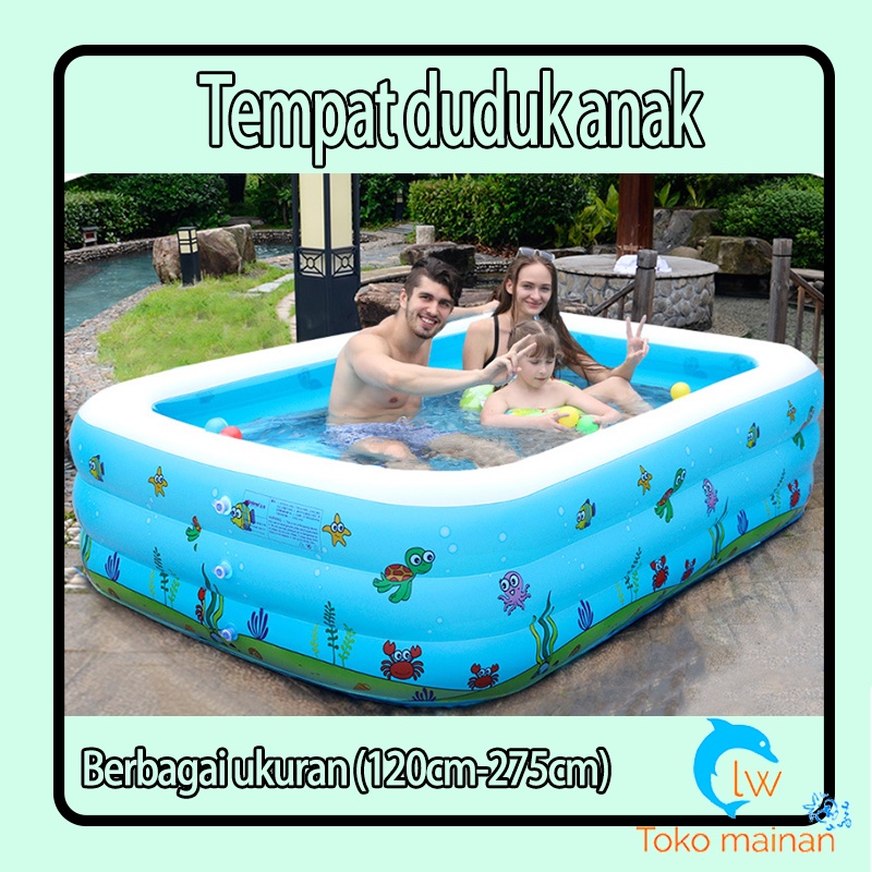 Jual Kolam Renang/kolam Renang Anak Jumbo/plastik/kolem Renang Anak ...