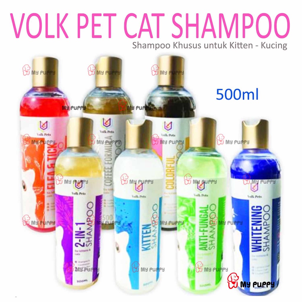 Jual VOLK PET CAT KITTEN SHAMPOO BOTOL 500ml | Shopee Indonesia