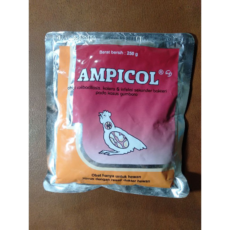 Jual AMPICOL 250 gram Obat Kolera Colibacillosis Gumboro | Shopee Indonesia