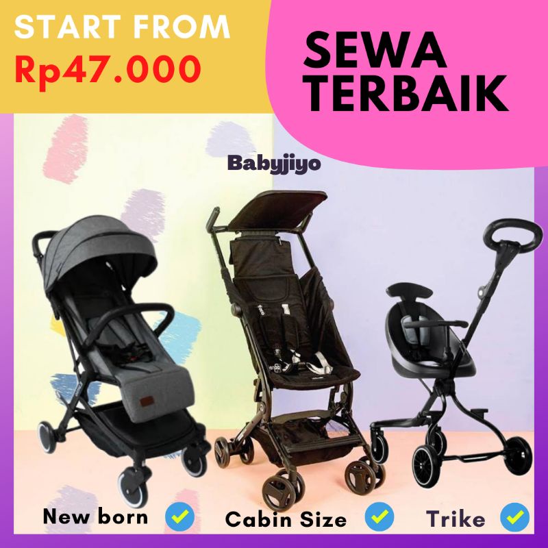 Jual Stroller new born pockit cabin size dan micro trike voucer sewa terbaik Shopee Indonesia