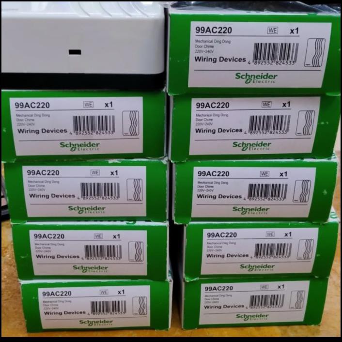 Jual Bell Pintu Merk Schneider Ding Dong Tipe 99Ac220 Mechanical Ding