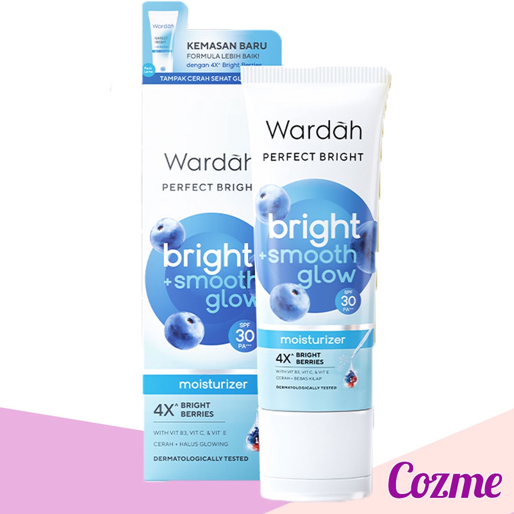 Jual WARDAH Perfect Bright Moisturizer Smooth&Glow SPF 30PA+++ 20ml Shopee Indonesia