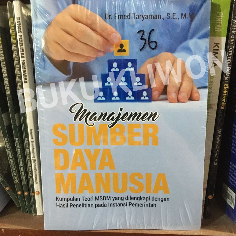 Jual Buku Manajemen Sumber Daya Manusia: Kumpulan Teori MSDM - Dr. Emed ...