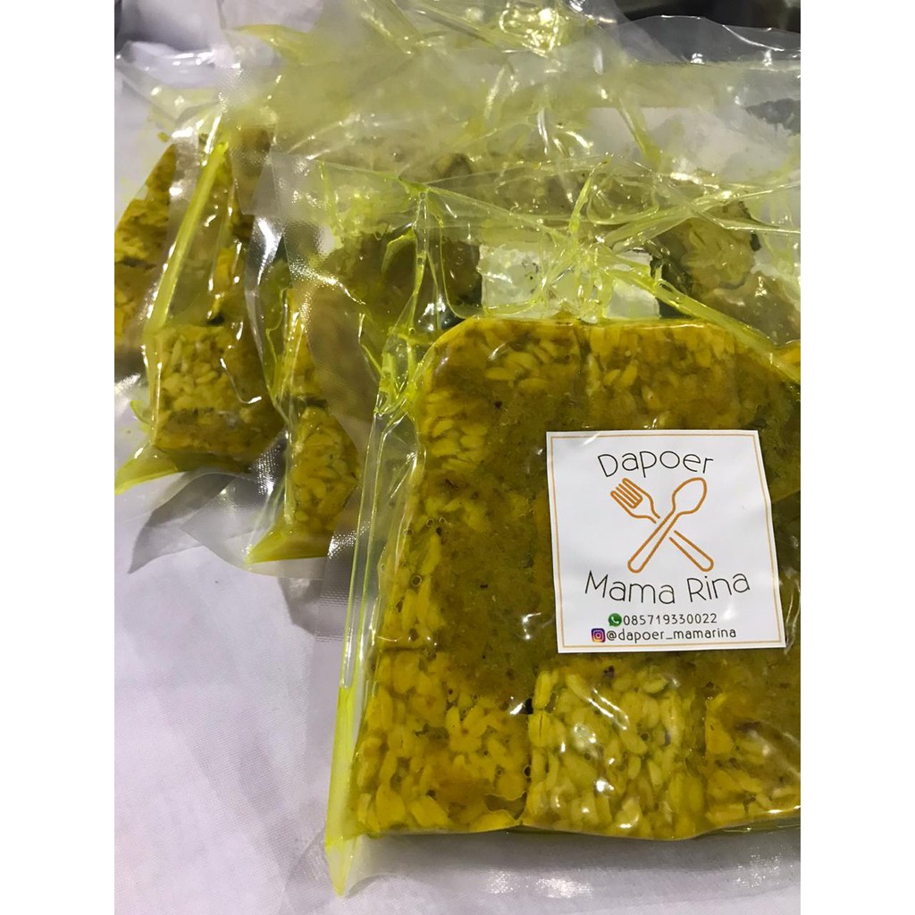 Jual Tempe Bumbu Kuning Homemade siap goreng Shopee Indonesia