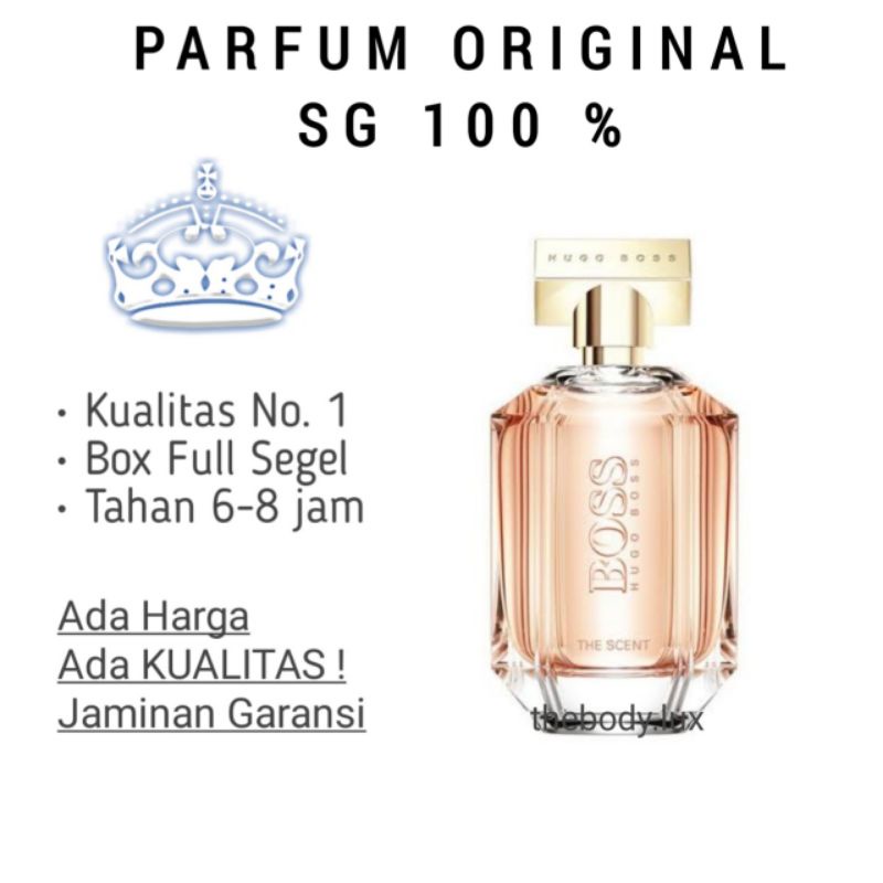 Jual PARFUM WANITA HUG0 B0SS THE SCENT FOR HER 100ML ORIGINAL SINGAPORE ...