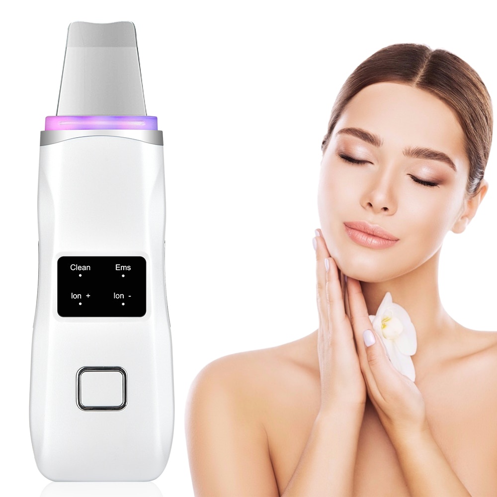 Jual Preorder Ultrasonic Skin Scrubber Deep Cleaning Face Scrubber Vibrating Facial Cleansing
