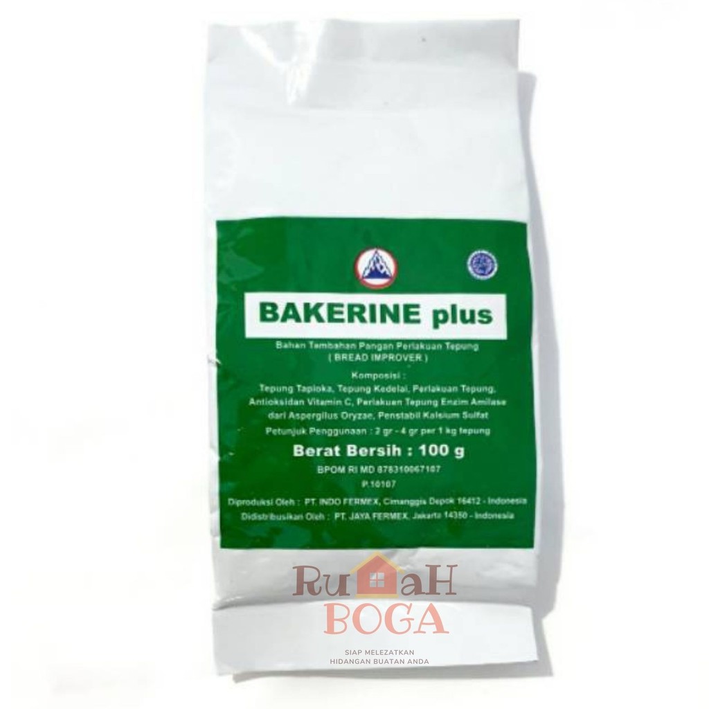 Jual Bread Improver BAKERIN BAKERINE PLUS 100gr 100 Gr Gram Bahan