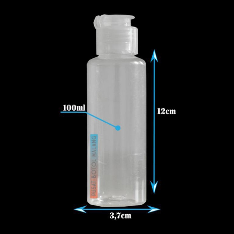 Jual Botol RF 100ml fliptop jamur (natural natural) | Shopee Indonesia