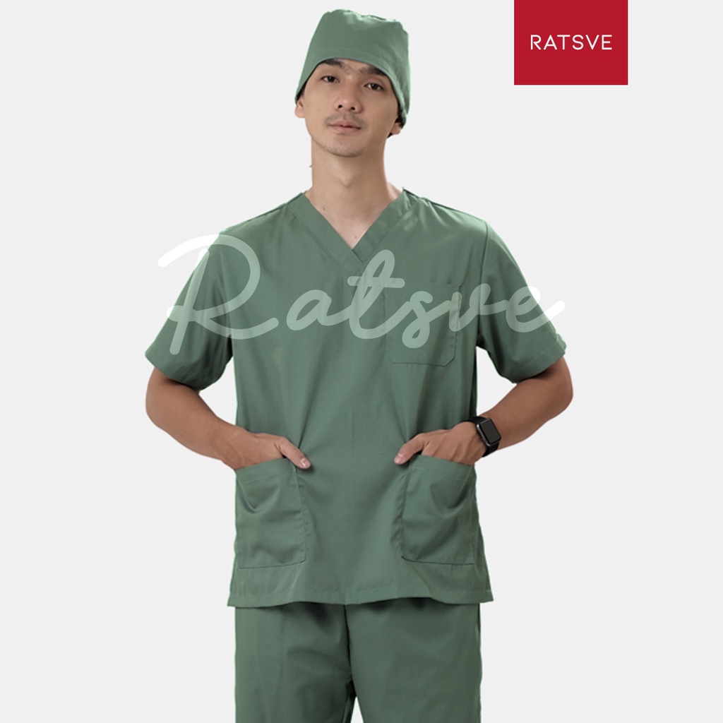Jual Baju Jaga Perawat / Setelan Baju OK Medis / Scrub Dokter Ratsve