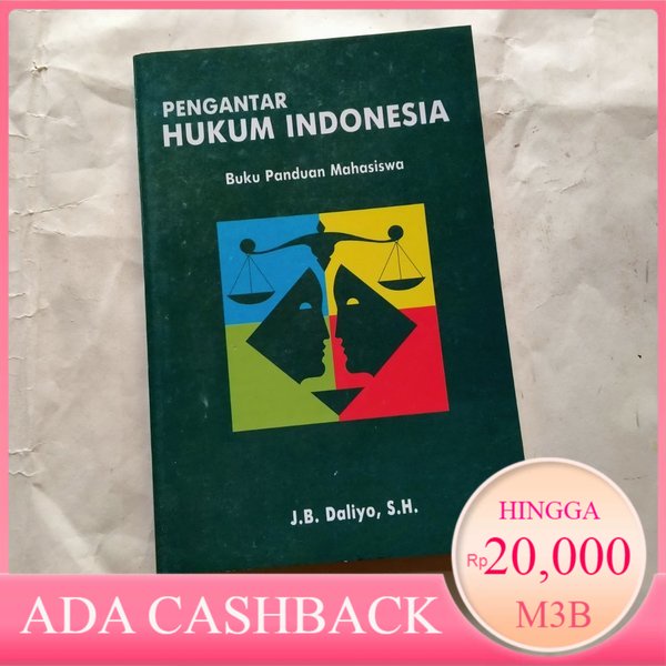 Jual PENGANTAR HUKUM INDONESIA BUKU PANDUAN MAHASISWA JB DALIO SH ...