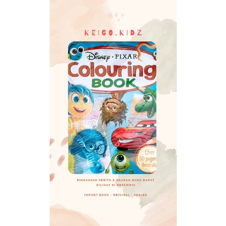 Jual Buku Import Anak Disney Colouring Book | Shopee Indonesia