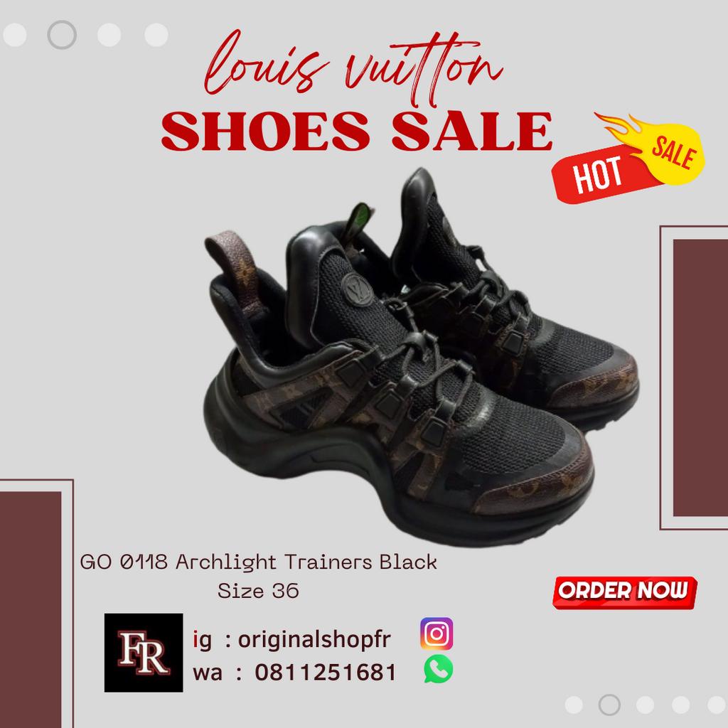 Jual SEPATU LOUIS VUITTON ARCHLIGHT  BLACK  LV