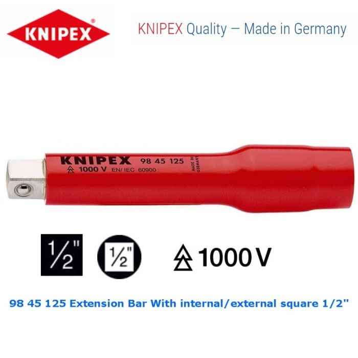 Jual Knipex-Adaptor 98 45 125 Extension Bar With internal/external ...