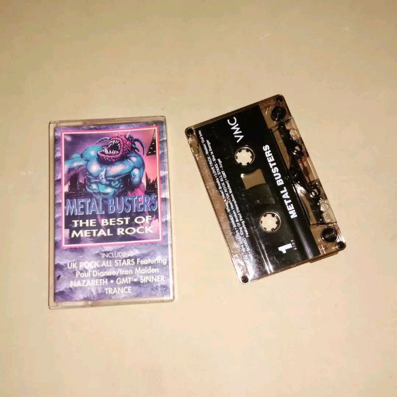 Jual kaset metal busters (kompilasi rock metal british) | Shopee Indonesia