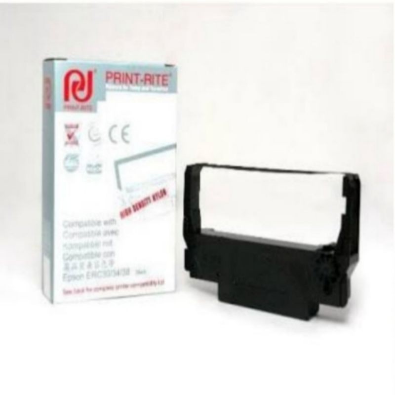 Jual Ribbon Cartridge Print Rite Untuk ERC 38 / TMU 220 Warna Black dan ...