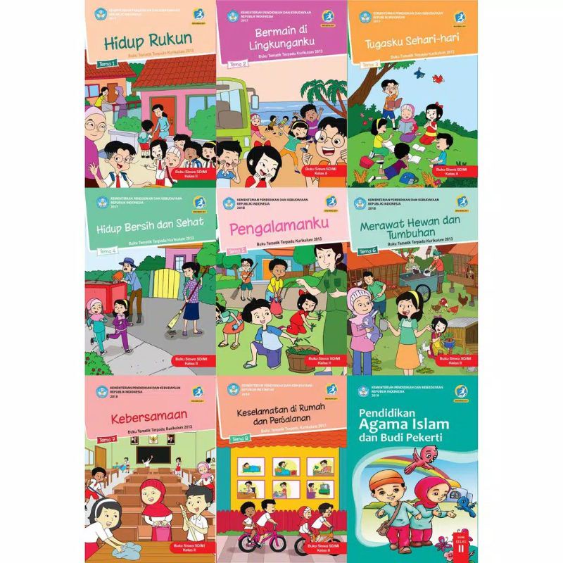 Jual Buku Tematik Dikbud Siswa SD K13 Kelas 2 Revisi Terbaru | Shopee ...