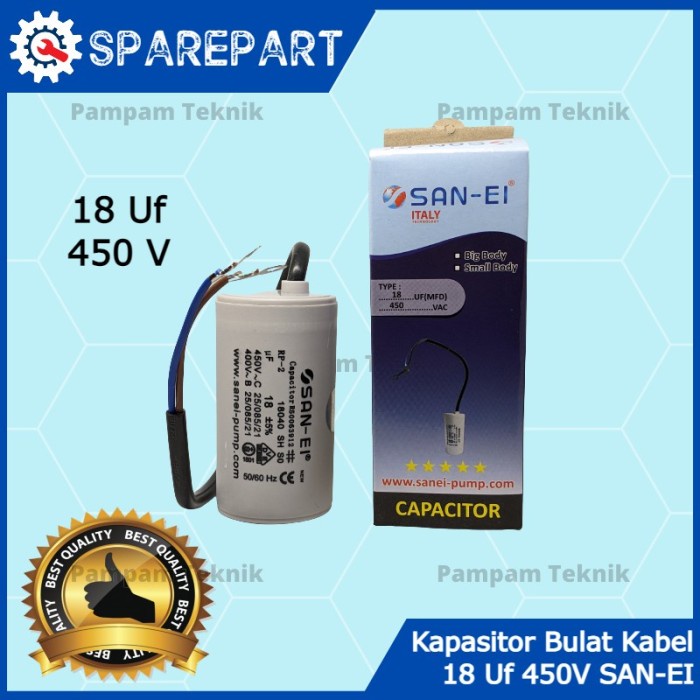 Jual Produk Terbaru Kapasitor Capasitor Uf Mikro V San Ei Kabel Bulat Kondensor Uf