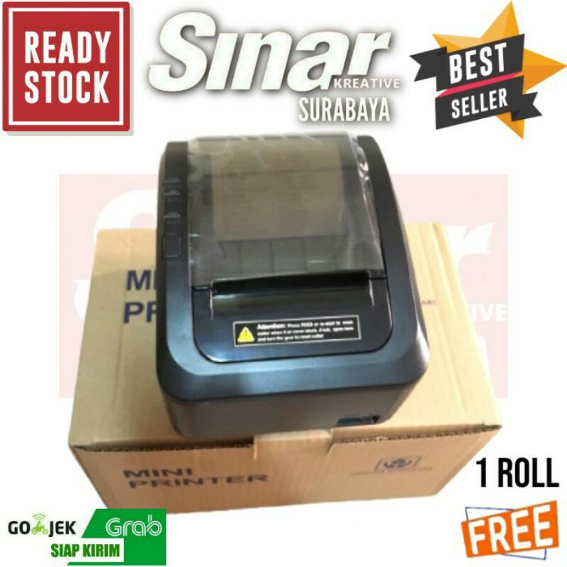 Jual PRINTER THERMAL KASIR 80MM AUTOCUTTER BIK260 USB RS232 (FAST