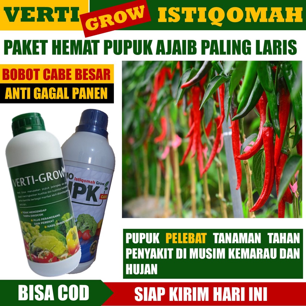 Jual Promo Cod Botol Verti Grow Botol Istiqomah Grow Ml