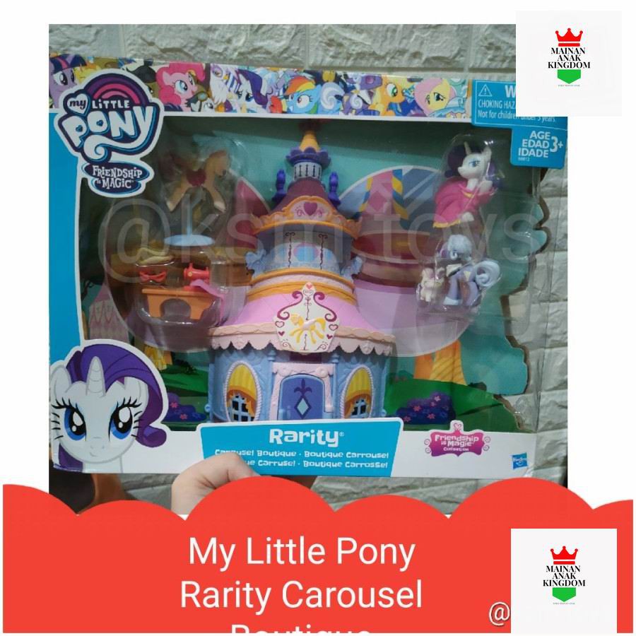 Jual My Little Pony Friendship Magic Rarity Carousel Boutique Figure ...