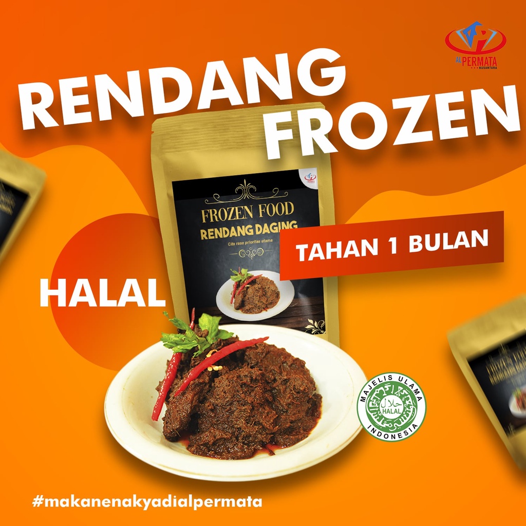 Jual Rendang Kemasan Padang Lauk Saji Instan Makanan Siap Saji Rendang