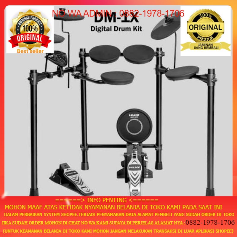 Jual DRUM ELEKTRIK NUX DM1X DM 1X DM 1 X ELECTRIC DRUM Shopee Indonesia