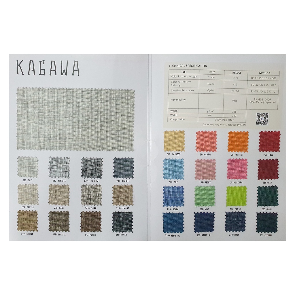 Jual Buku Katalog Sample Pilihan Warna Kain Dan Tekstur Contoh