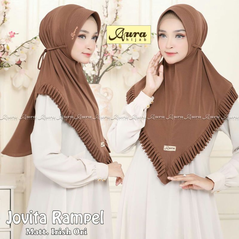 Jual HIJAB INSTAN JOVITA RAMPEL by AURA | Shopee Indonesia