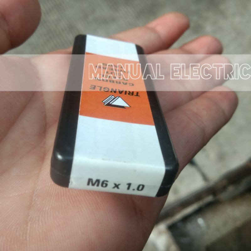 Jual Triangle Mata hand tap M6 x 1.0 mm 3 Pcs Mata bor pembuat ulir ...