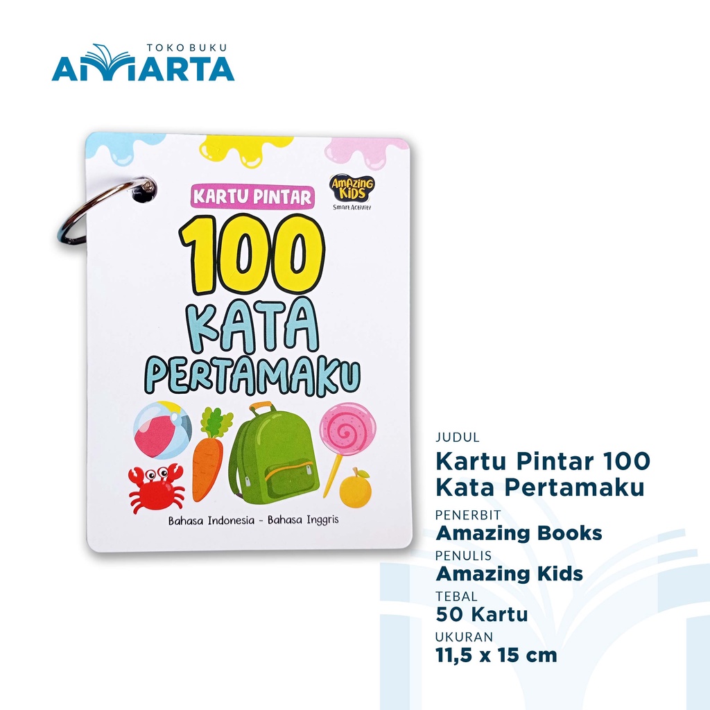 Jual Kartu Pintar - 100 Kata Pertamaku | Shopee Indonesia