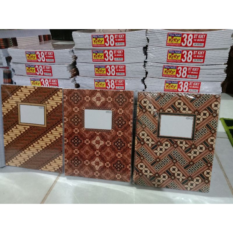 Jual Buku Tulis Kiky Isi Sampul Motif Batik Shopee Indonesia