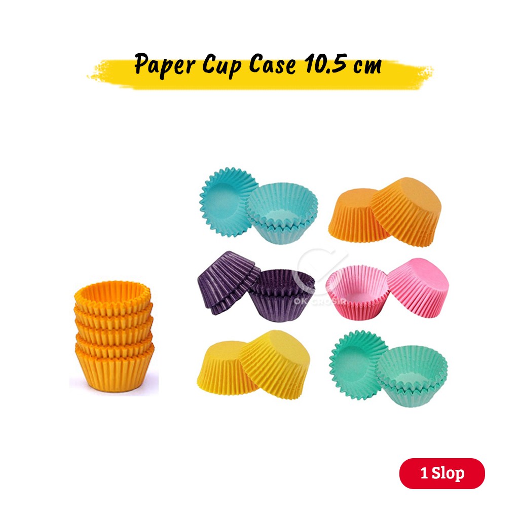 Jual Diva Paper Cup Case WARNA TUNGGAL 10,5 cm (1 slop) | Shopee Indonesia