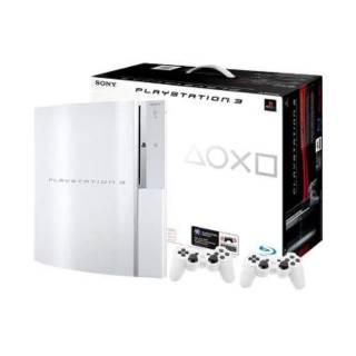 PS3 Ceramic White 80GB CECHL Console Full Accessories PlayStation